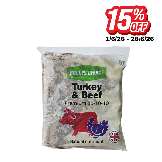 Buddys Choice Turkey & Beef Tripe 454g 80/10/10