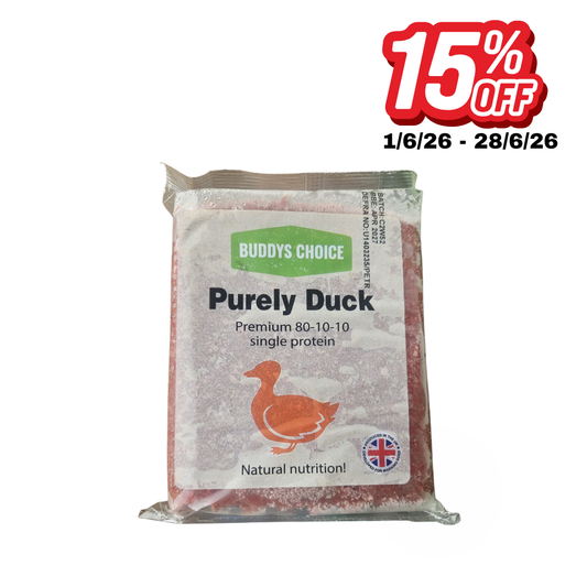 Buddys Choice Purely Duck 454g 80/10/10