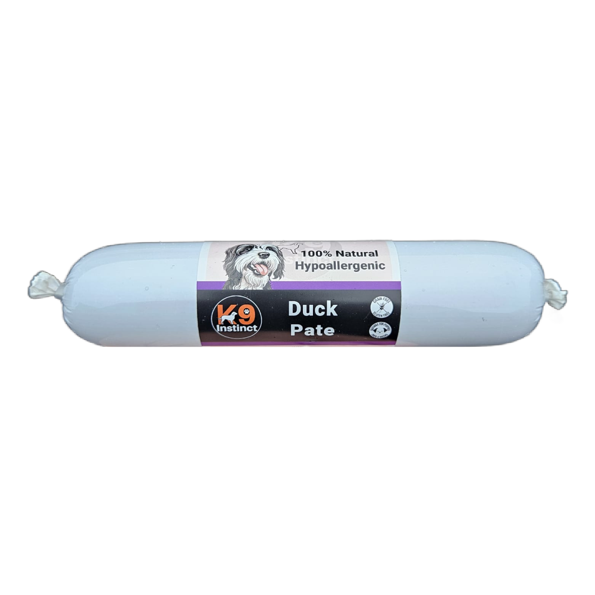 Roll of K9 Instinct Duck Pate for dogs free shipping in UK