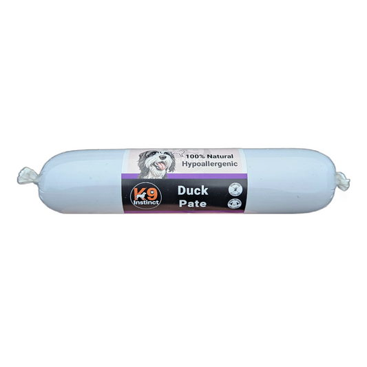 Roll of K9 Instinct Duck Pate for dogs free shipping in UK