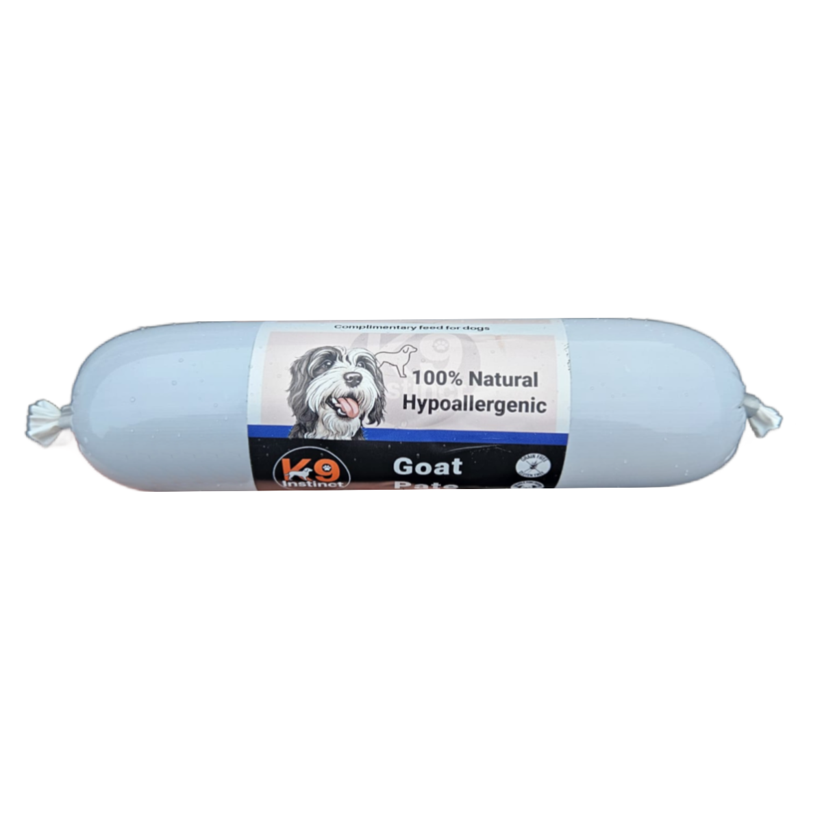 Roll of K9 Instinct Goat Pate for dogs free shipping in UK