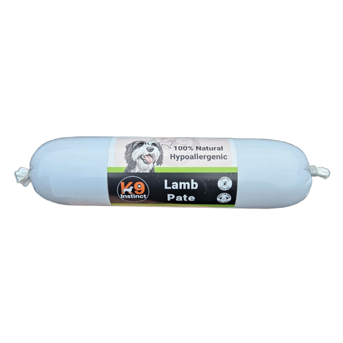 Roll of K9 Instinct Lamb Pate for dogs free shipping in UK