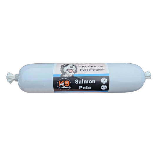 Roll of K9 Instinct Salmon Pate for dogs free shipping in UK