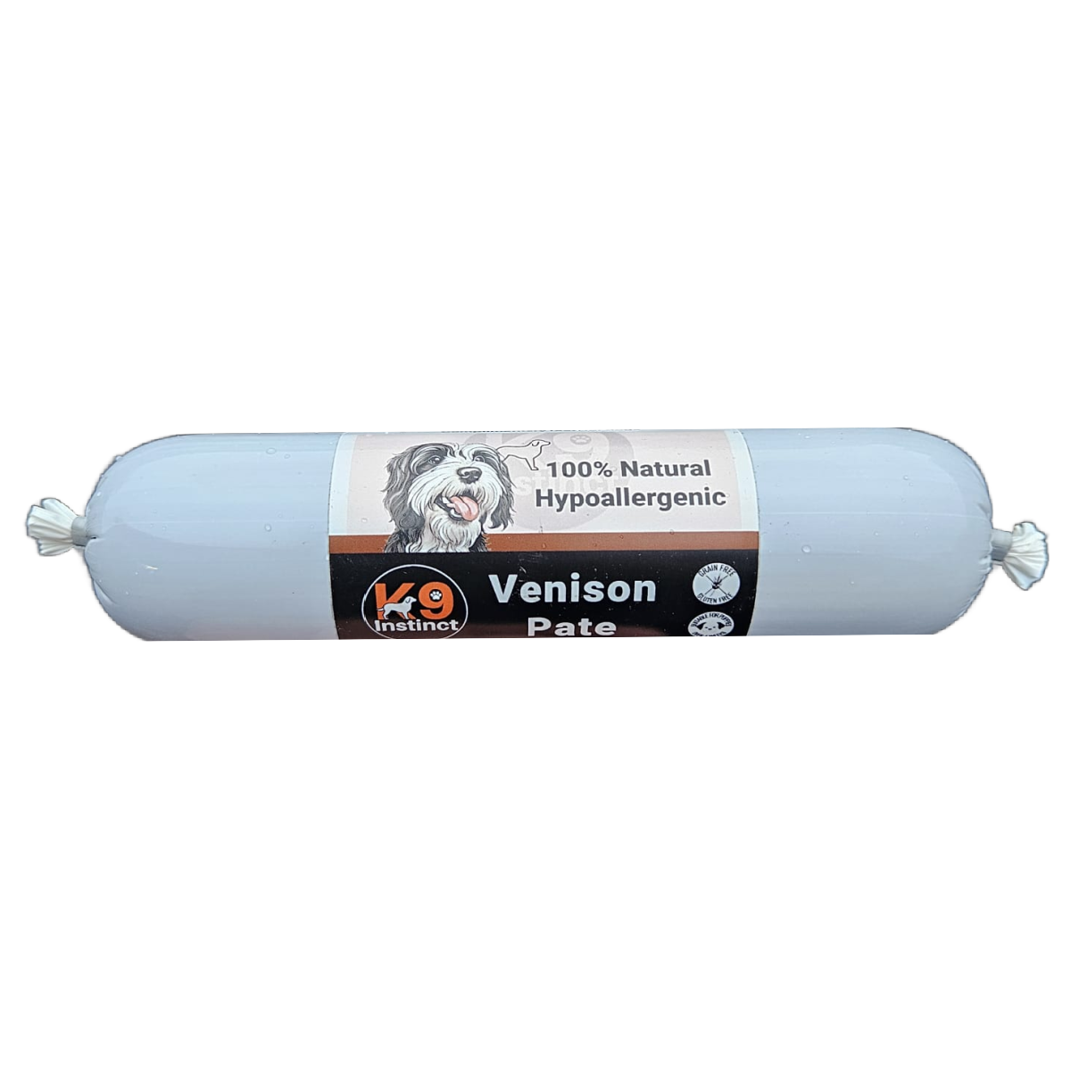 Roll of K9 Instinct Venison Pate for dogs free shipping in uk