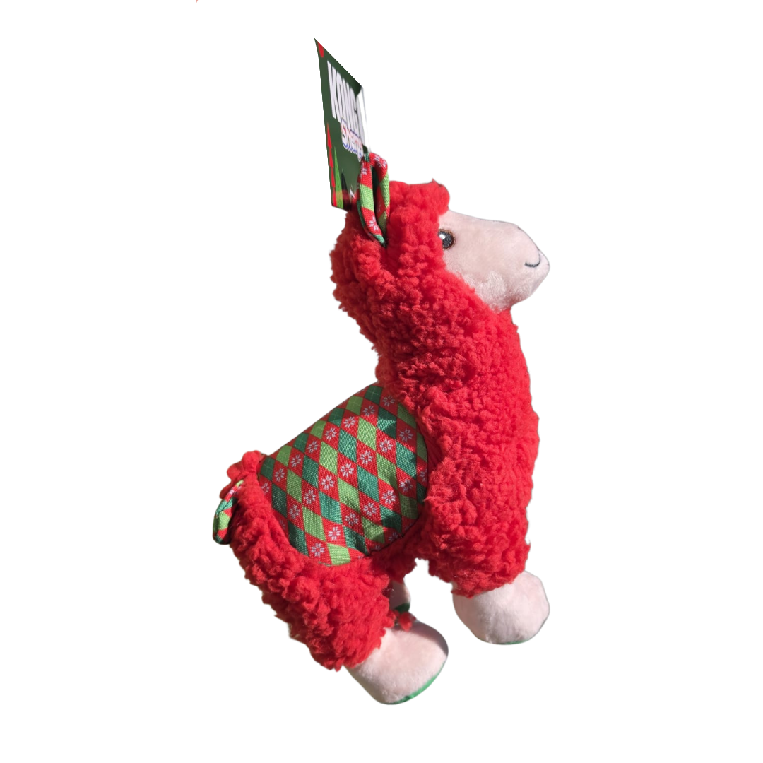 KONG Holiday 2026 Sherps Llama Red Medium