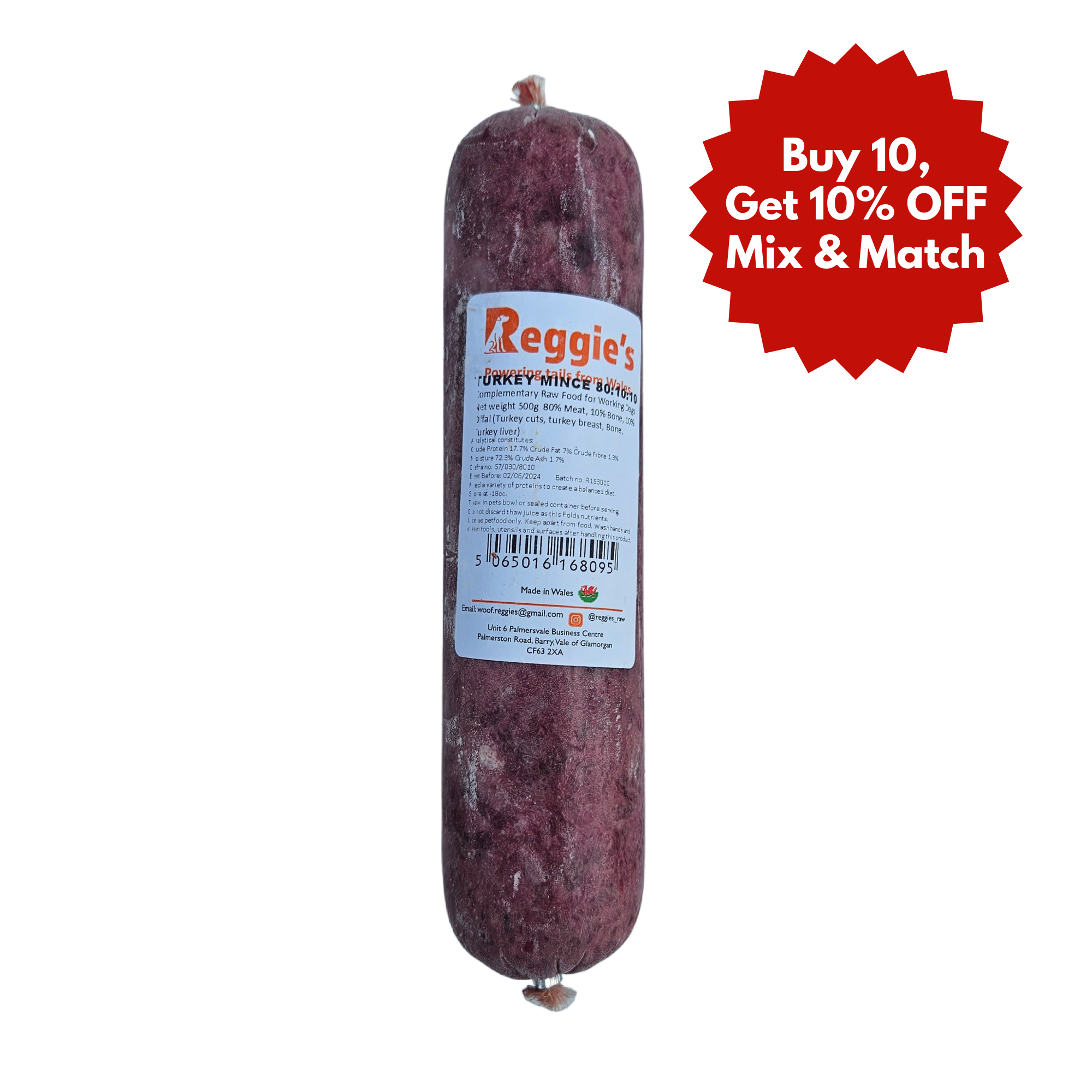 RR Turkey & Rabbit 500g – Natural Treats Bristol