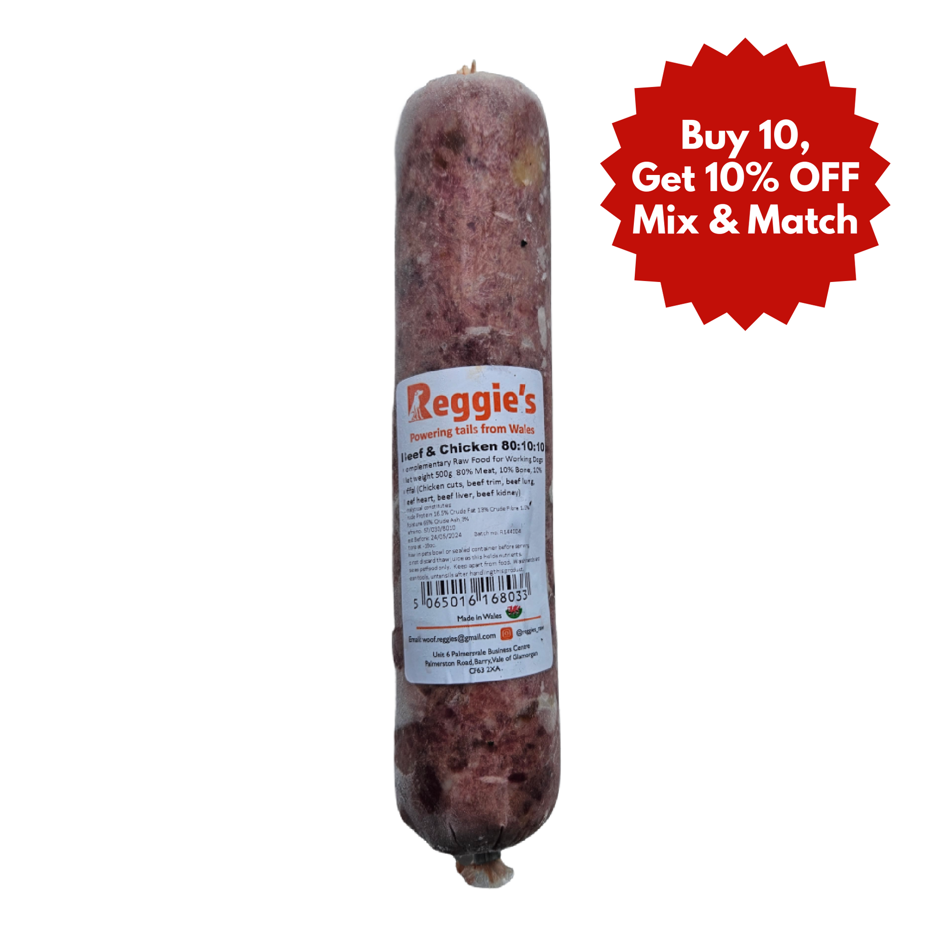 Reggie's raw dog food in Bristol