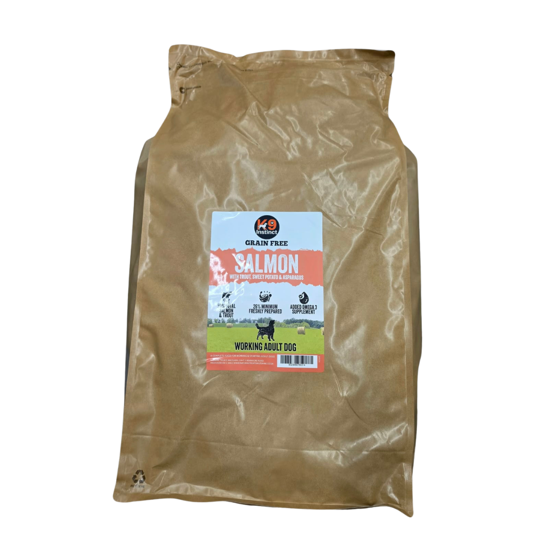 Salmon and Trout dry dog food in Bristol
