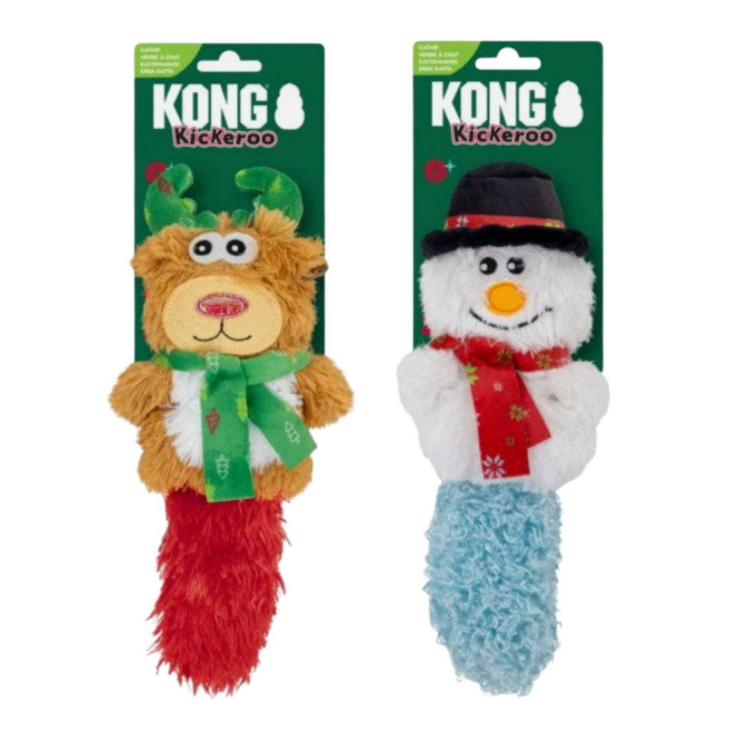 KONG Holiday 2026 Kickeroo Character Assorted cat toy