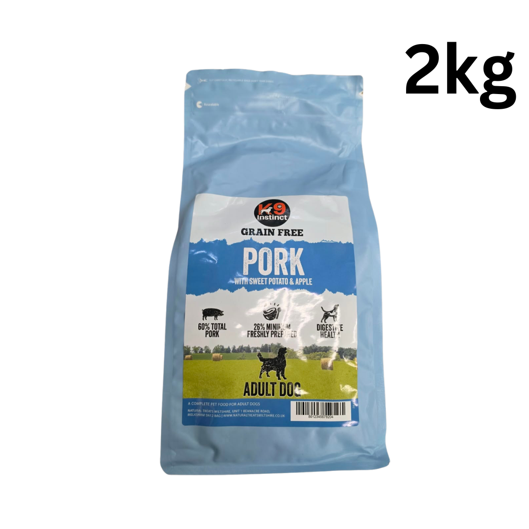 Pork, Sweet Potato & Apple, Grain Free 2kg