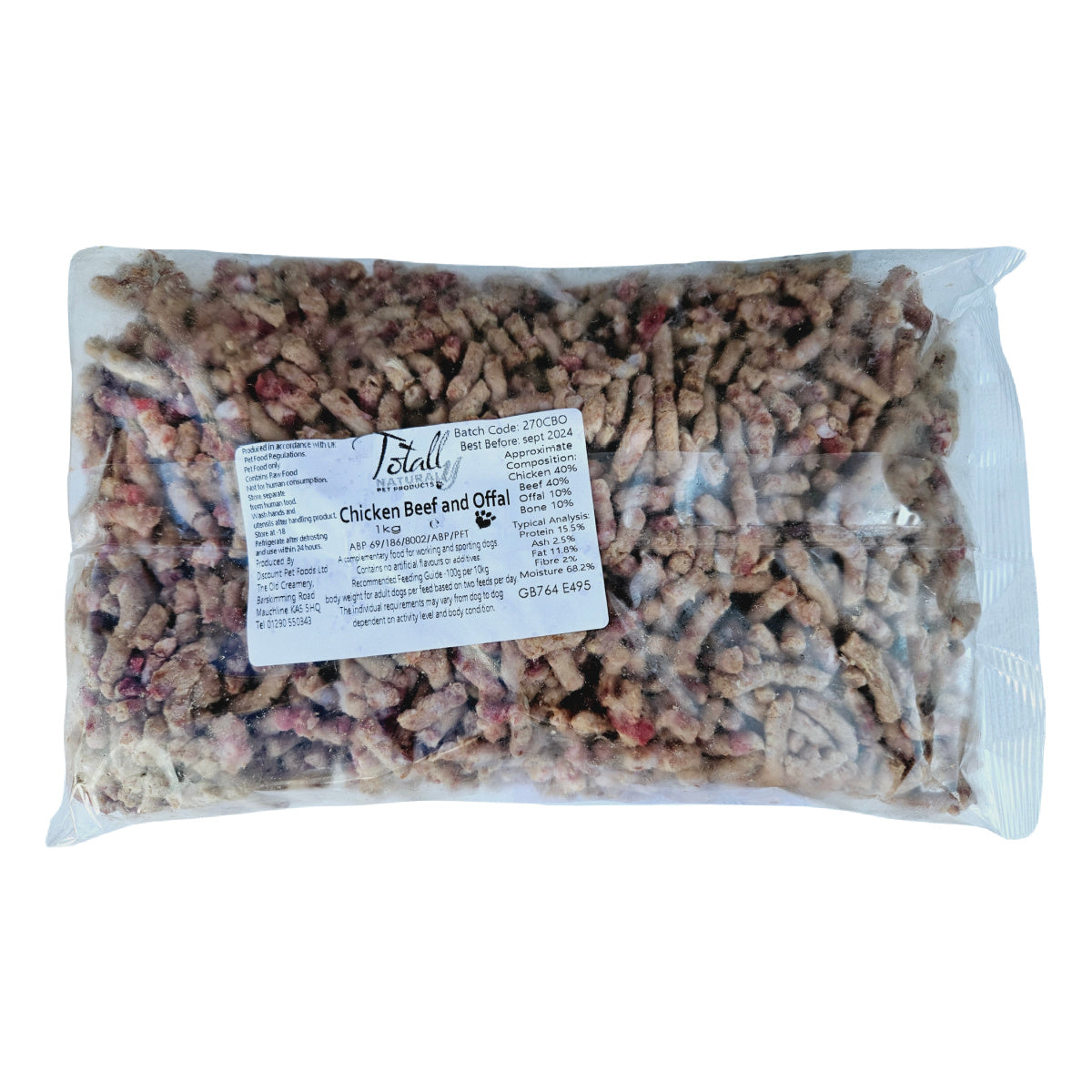 Dibo Chicken/Beef/Offal 1kg – Natural Treats Bristol