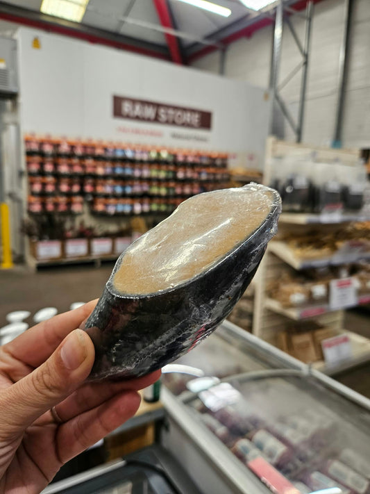Fat filled Hoof with Peanut Butter