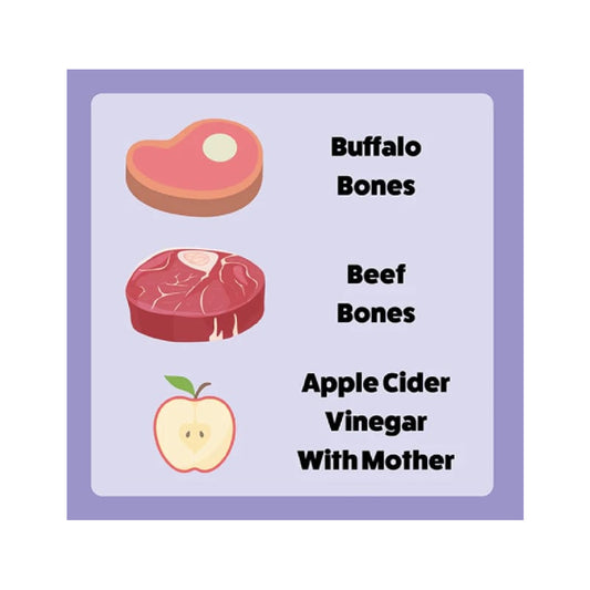 Beefy Buffalo Happy Bones Broth