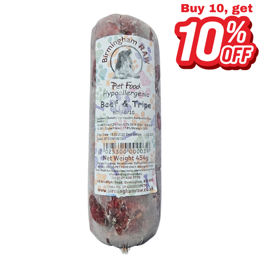 BR Beef & Tripe 454g single protein