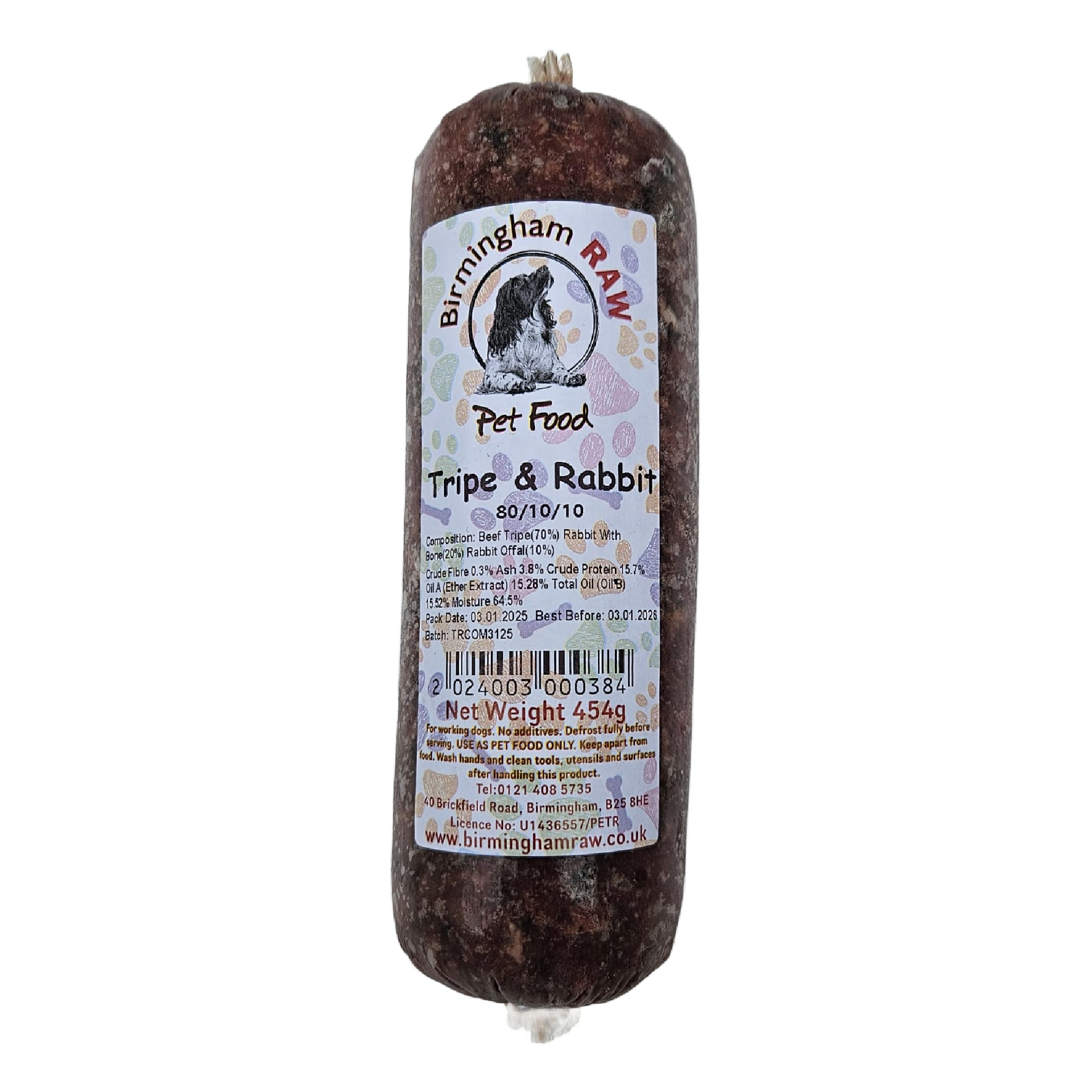 BR Tripe & Rabbit 454g – Natural Treats Bristol