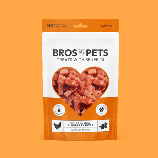 Bros Chicken & Blueberry Bites 100g