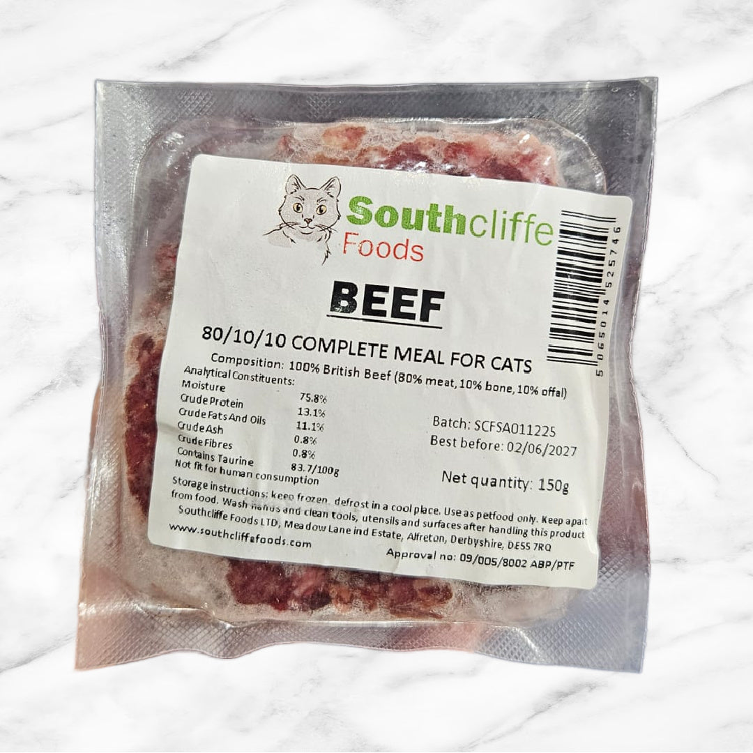 Southcliffe Beef raw cat foot in Bristol