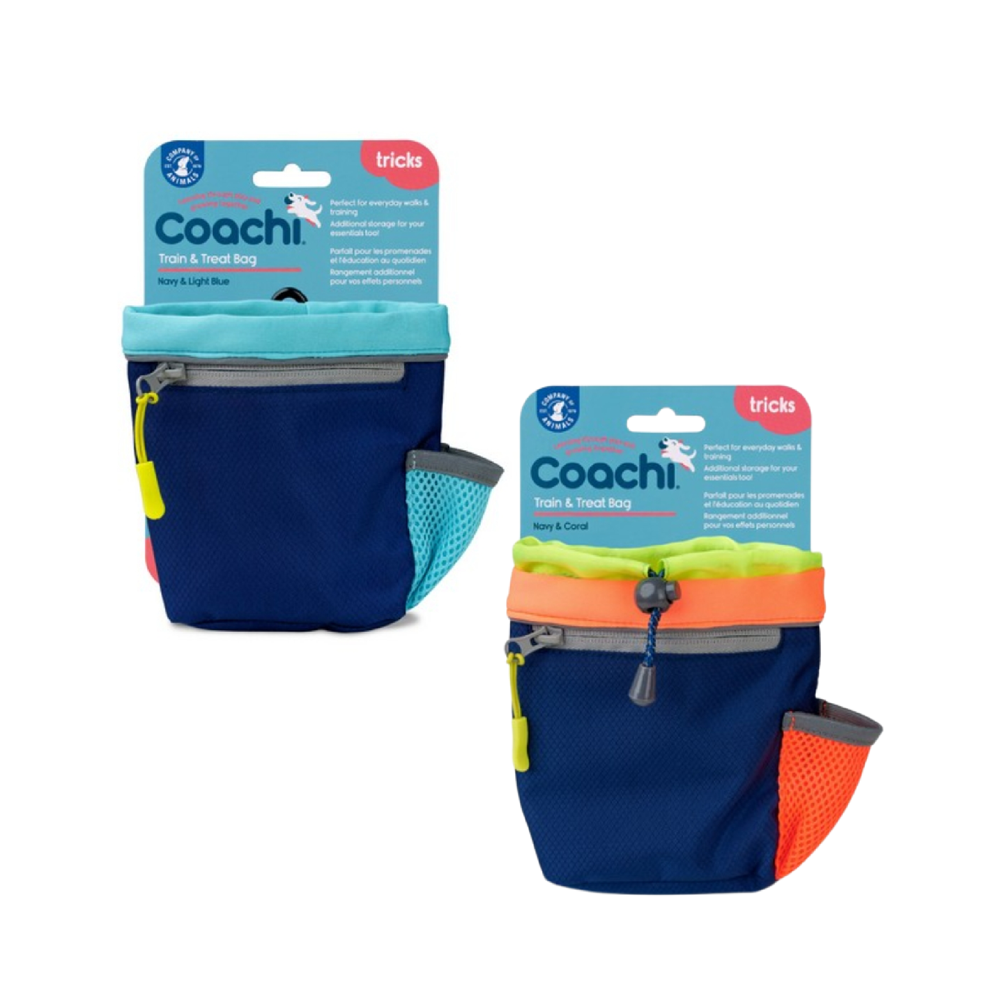 CoA Coachi Train & Treat Bag - Navy & Light Blue