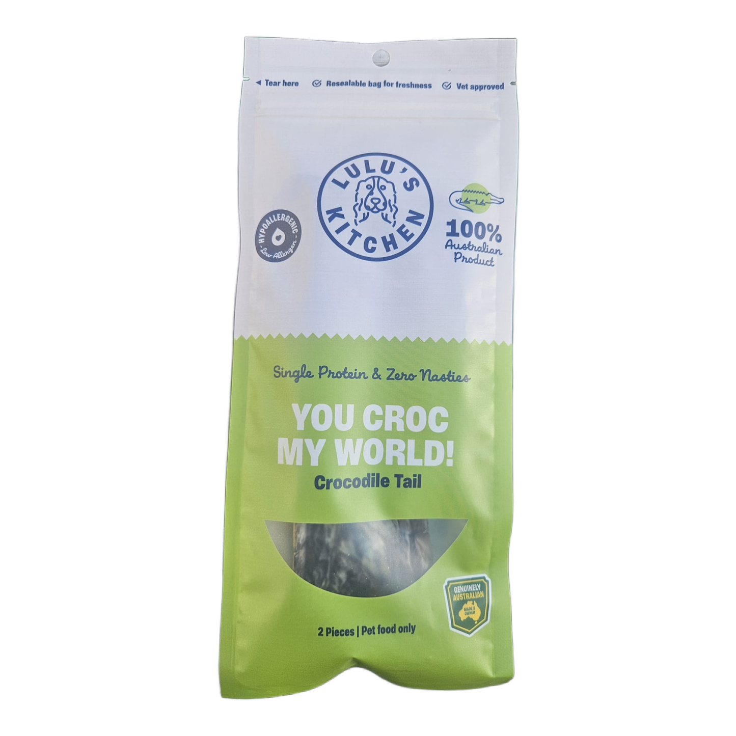 Crocodile Tail (2 pieces)