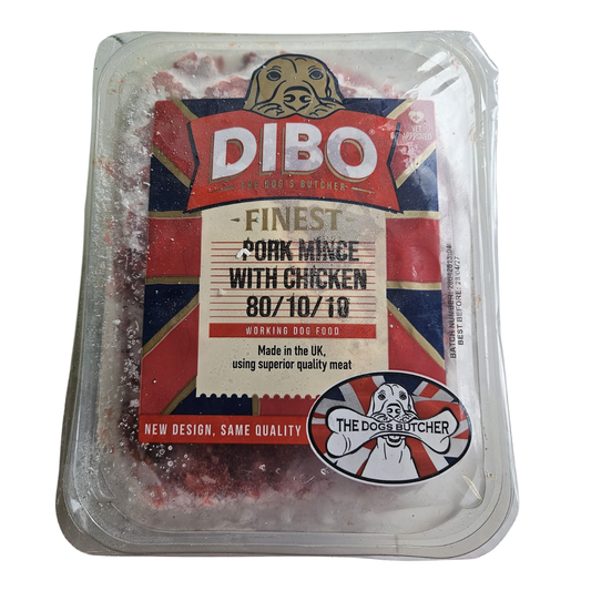 Pork mince with chicken for dogs