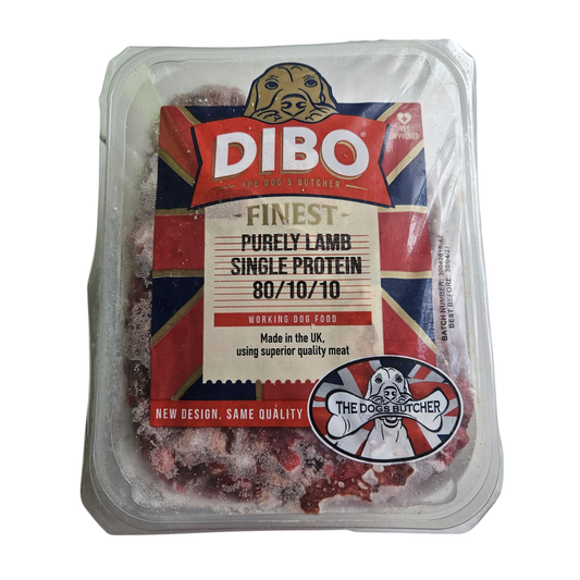 Purely lamb raw dog food mince
