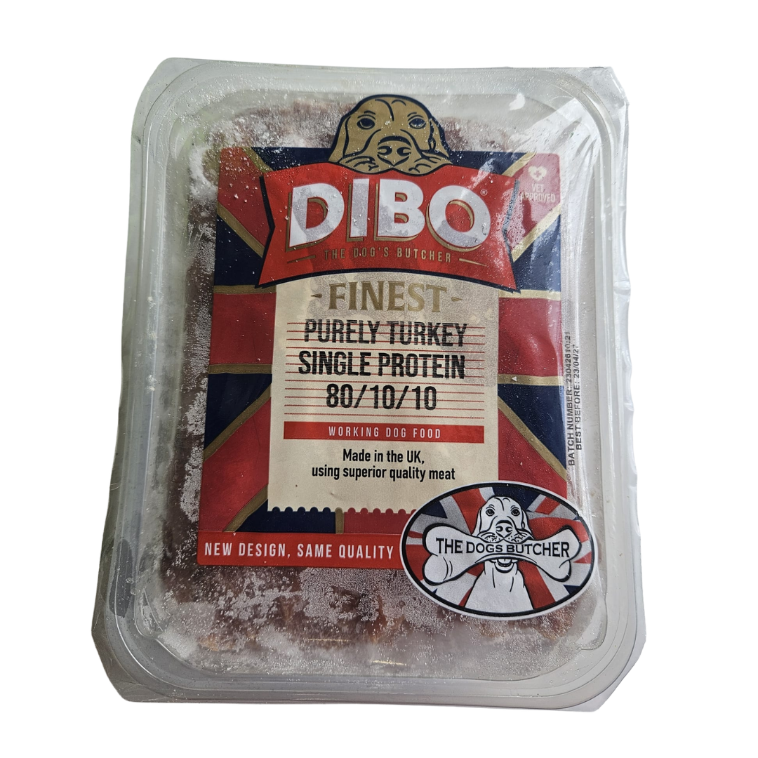Purely turkey raw mince for dogs