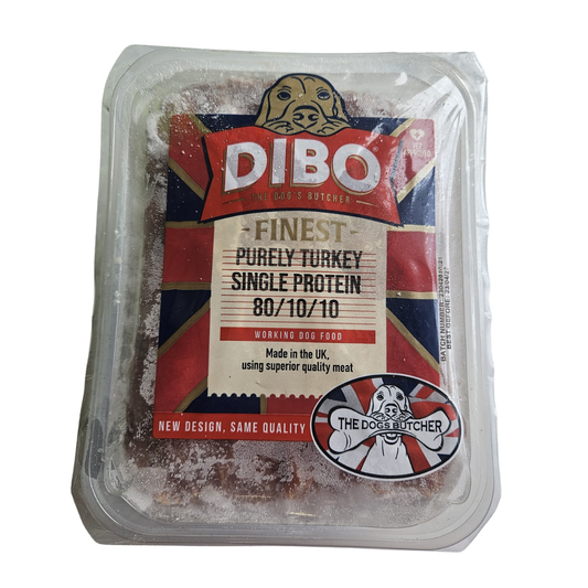 Purely turkey raw mince for dogs