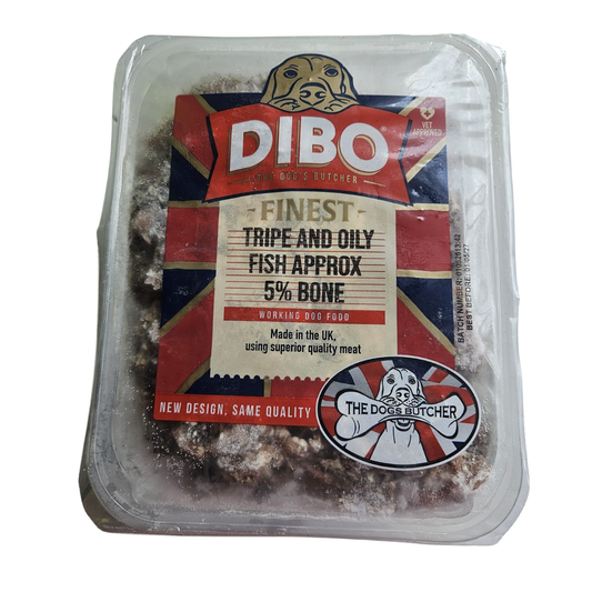 Tripe and oily fish raw dog food in Bristol