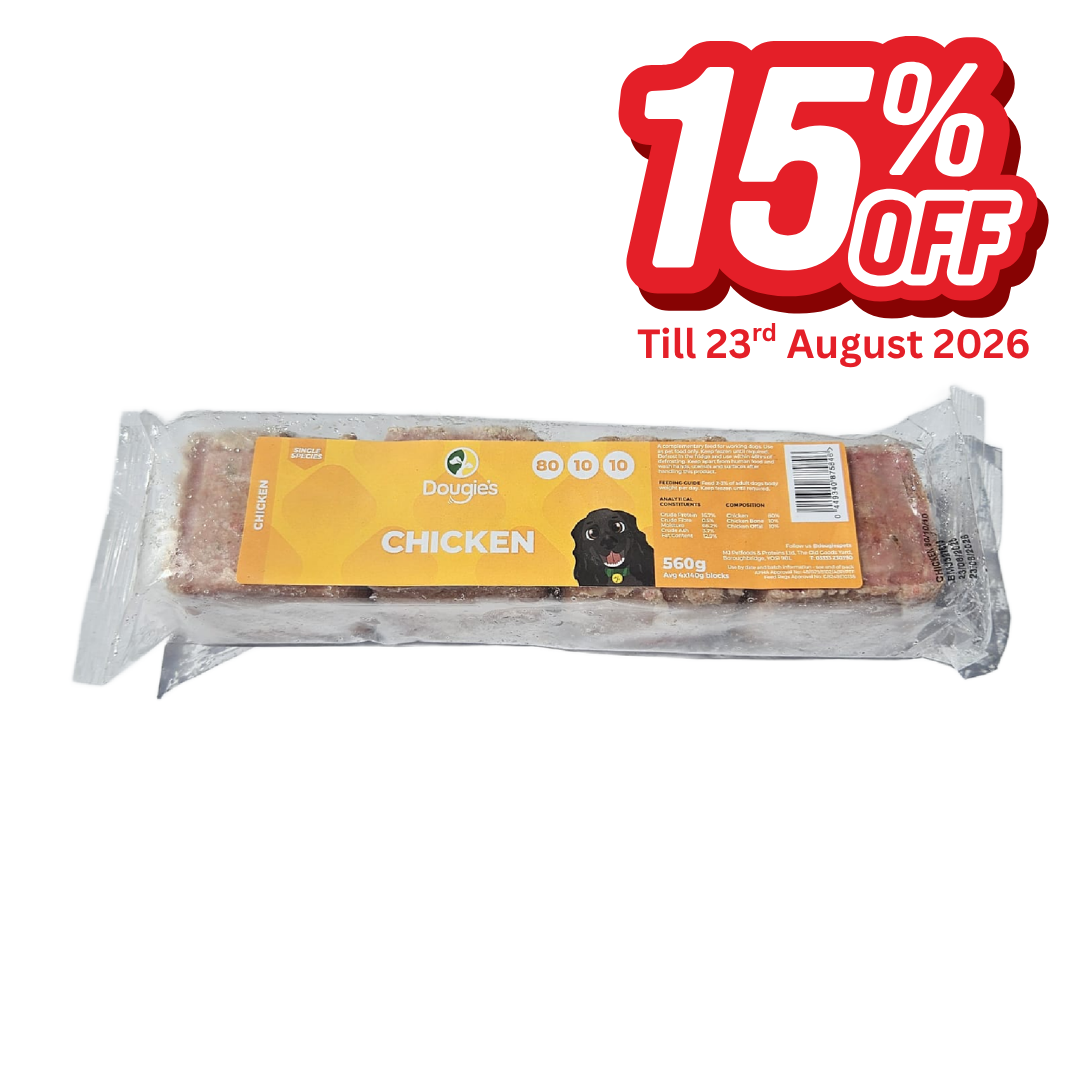 Dougies Chicken 80/10/10 560g