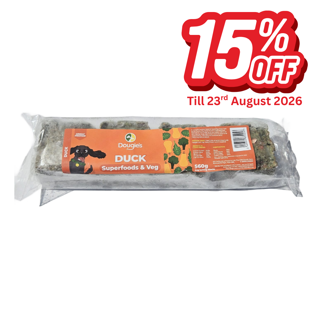 Dougies Pure Duck with Superfoods 80/20 560g