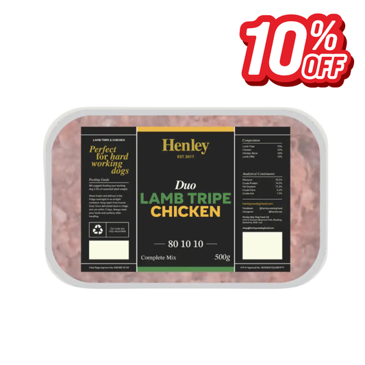 Henley Duo Lamb Tripe and Chicken 500g