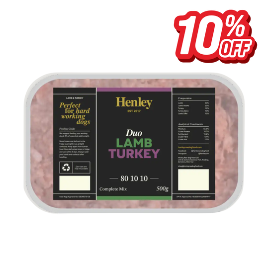 Henley Duo Lamb and Turkey 500g