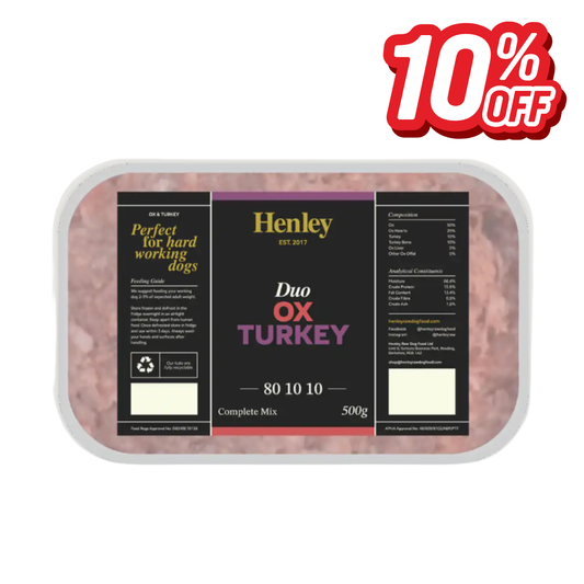 Henley Duo Ox and Turkey 500g
