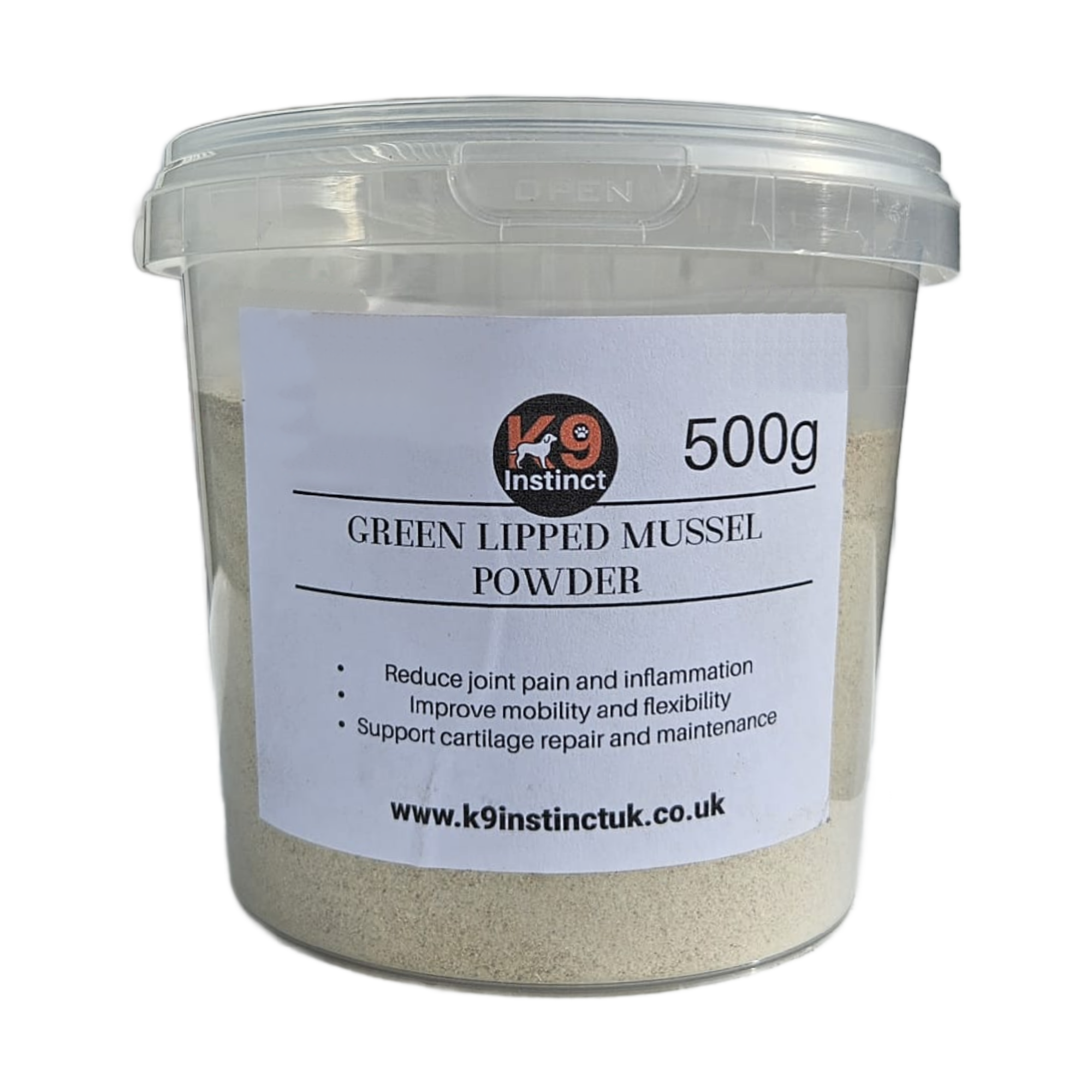 Green Lipped Mussel Powder 500g – Natural Treats Bristol