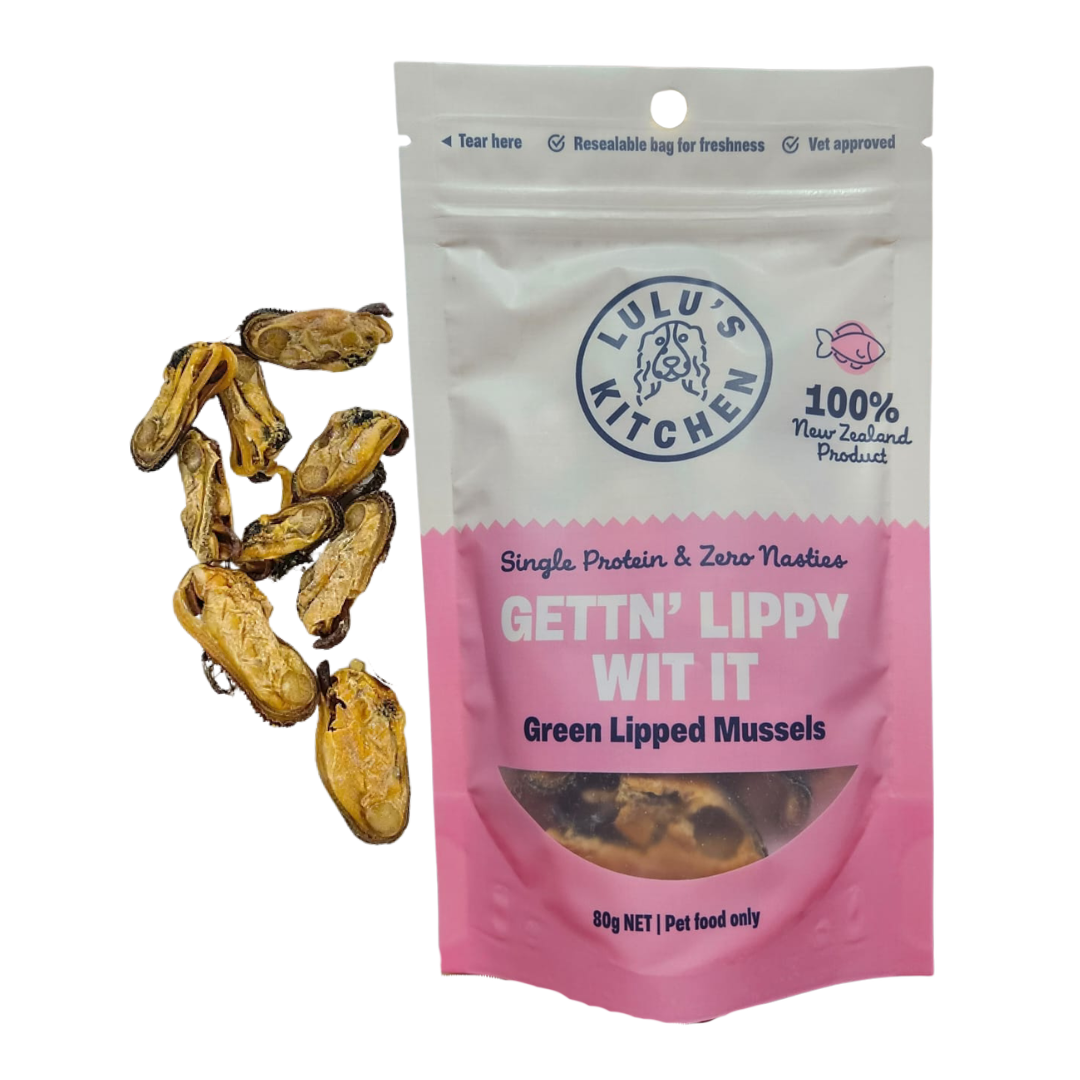 Whole green lipped mussels for dogs