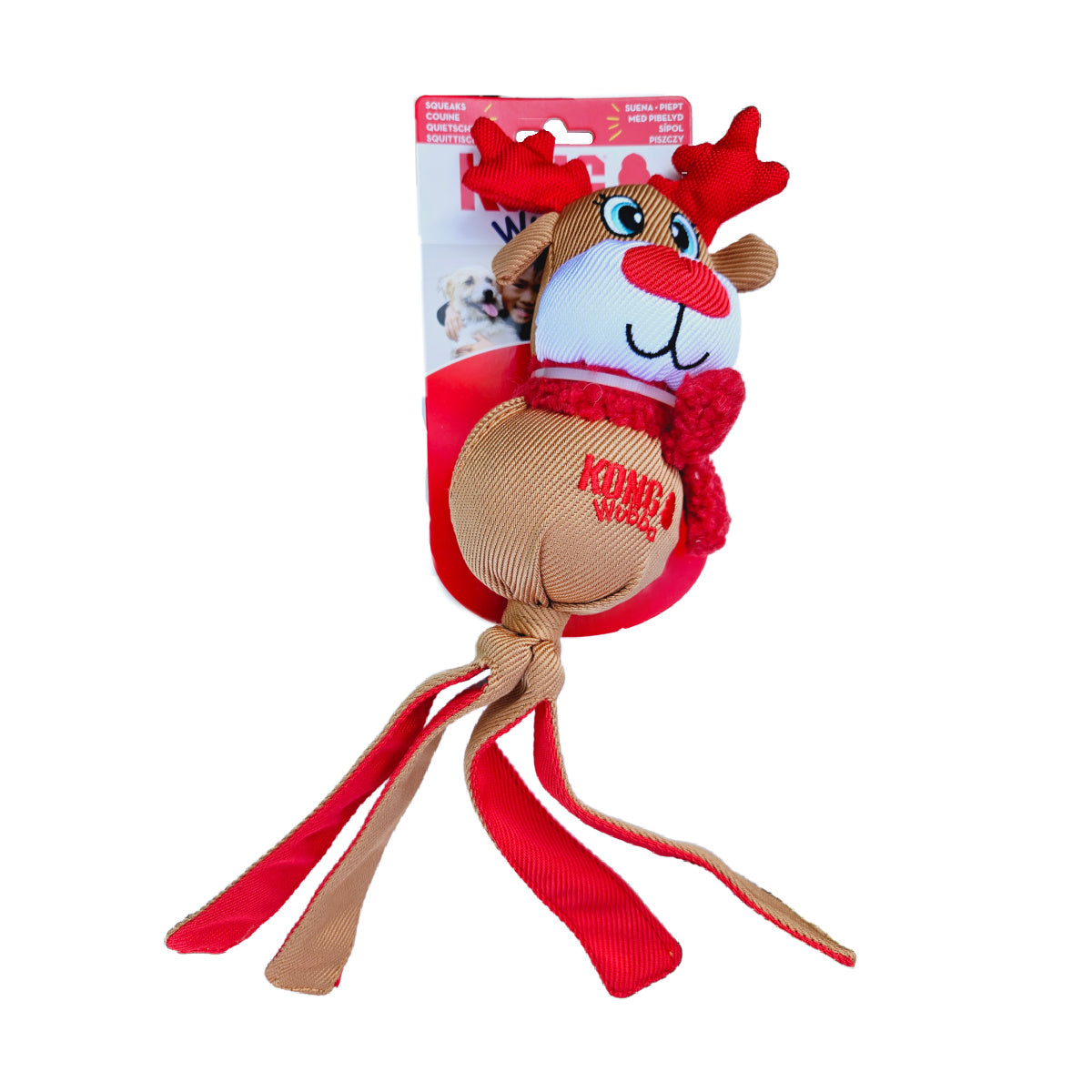 KONG Holiday Wubba Assorted Large