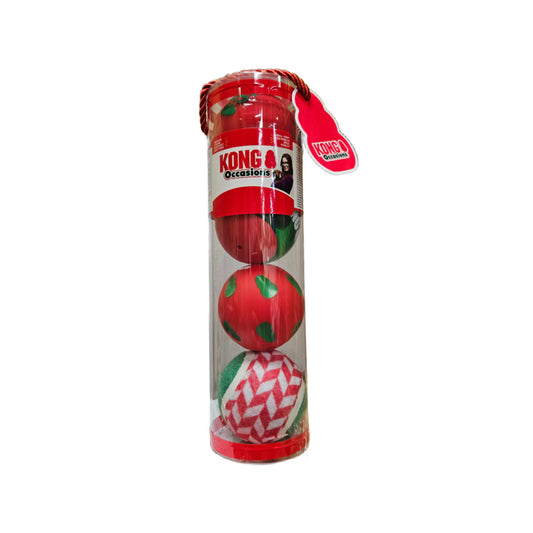 Kong Holiday Occasions Balls 4-pk - M