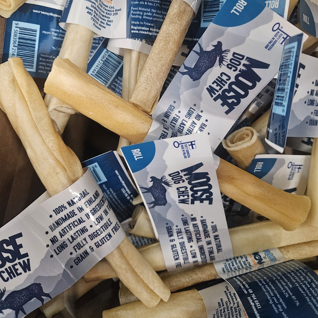 Moose dog chews in UK