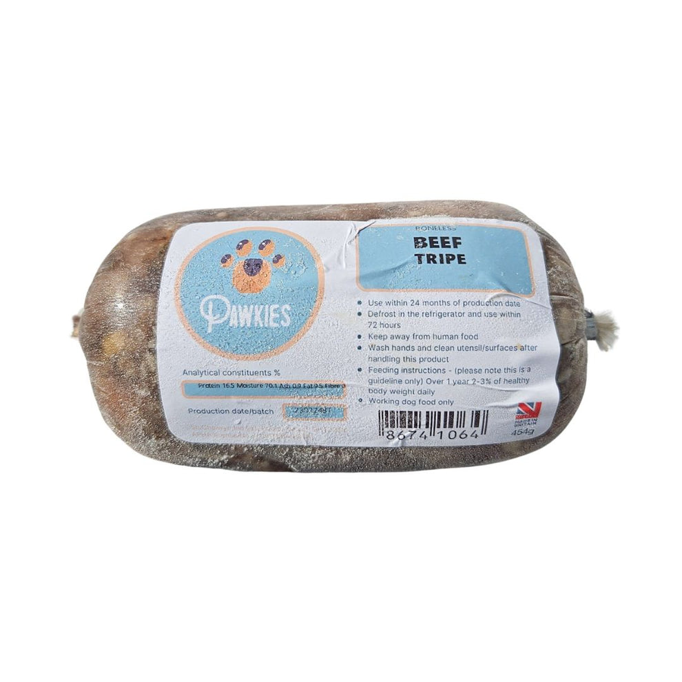 Pawkies Beef Tripe 454g – Natural Treats Bristol
