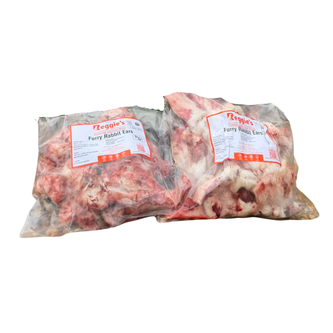 Raw rabbit ears for dogs in Bristol UK