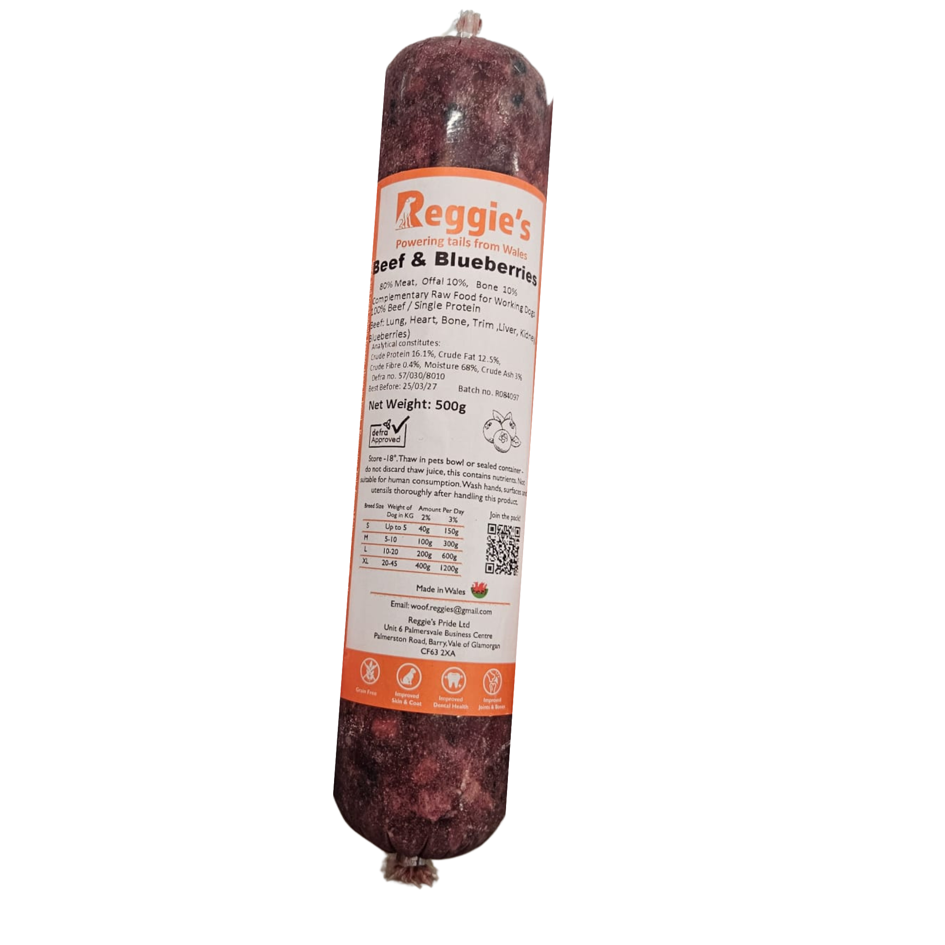 Reggies raw dog food in Bristol