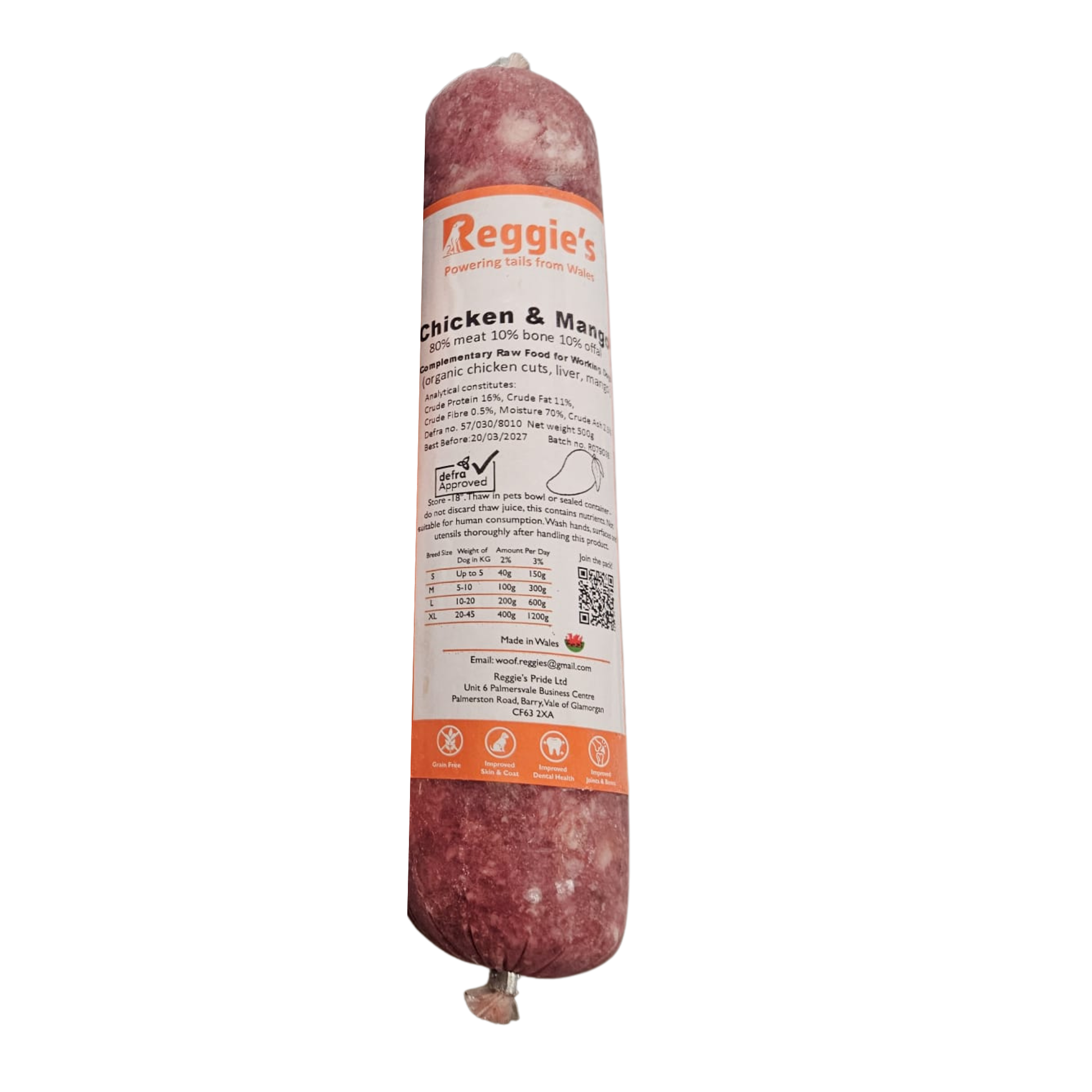 Reggies raw dog food in Bristol