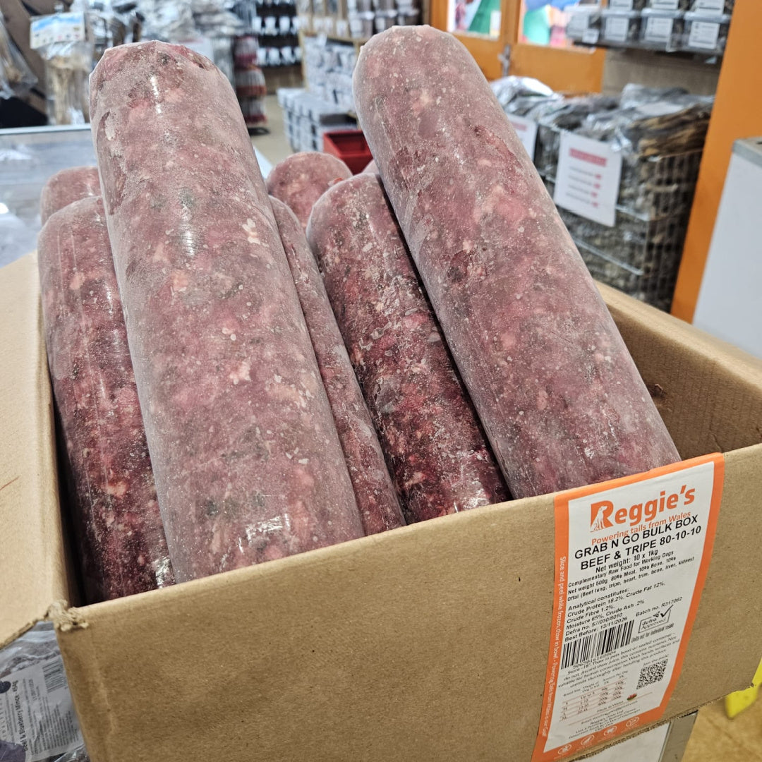 RR Grab'n'Go Box Beef & Tripe 10 x 1kg – Natural Treats Bristol