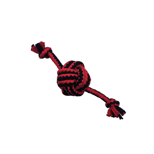 Nuts for Knots Ropee Ball Red & Black