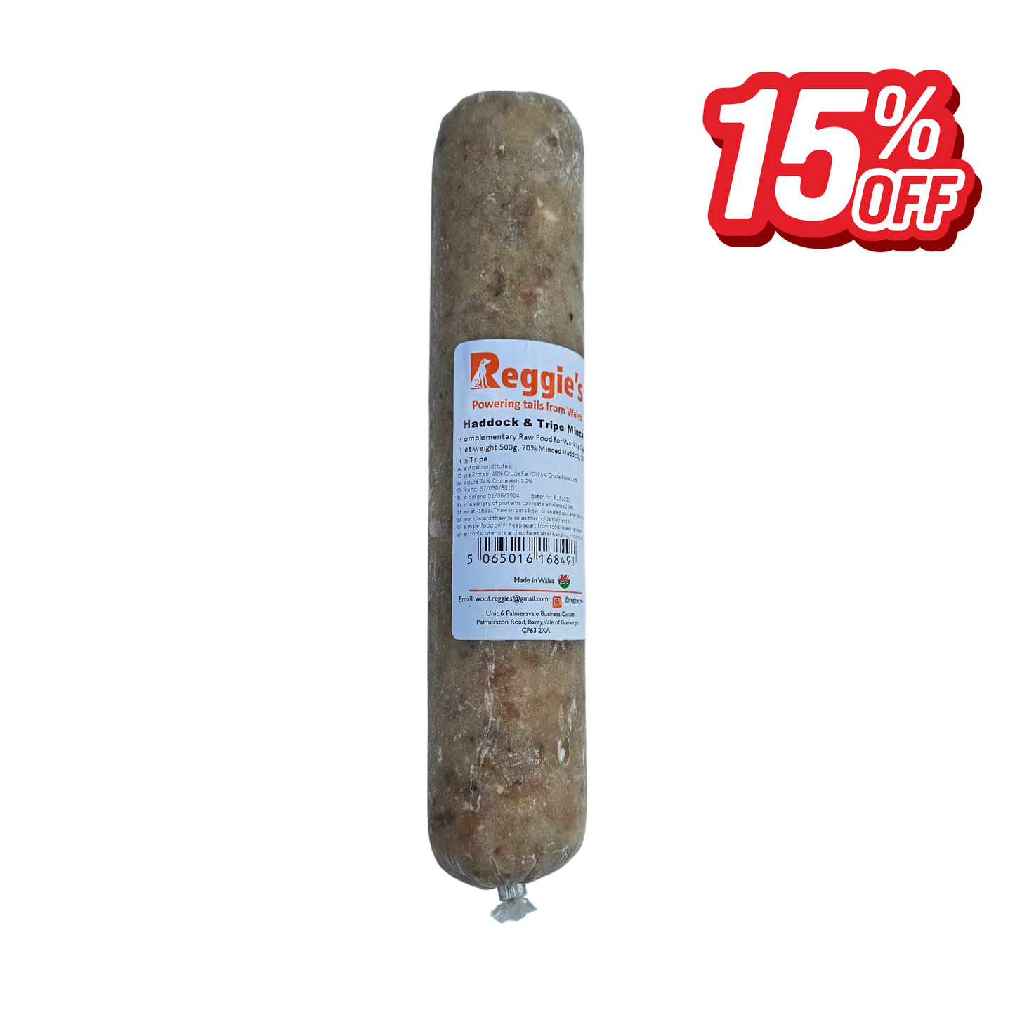 RR Haddock & Ox Tripe 500g