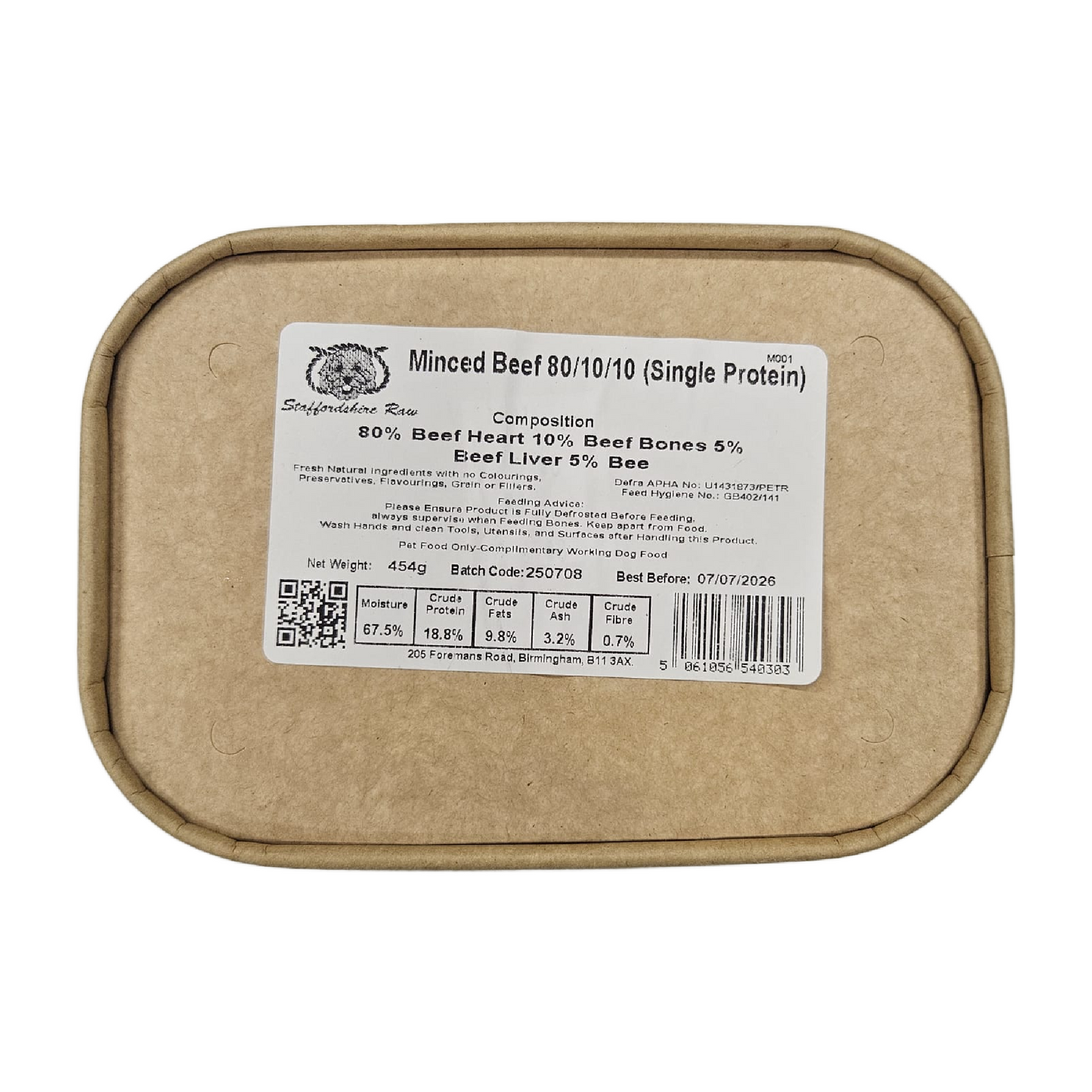 SR Beef 80/10/10 454g