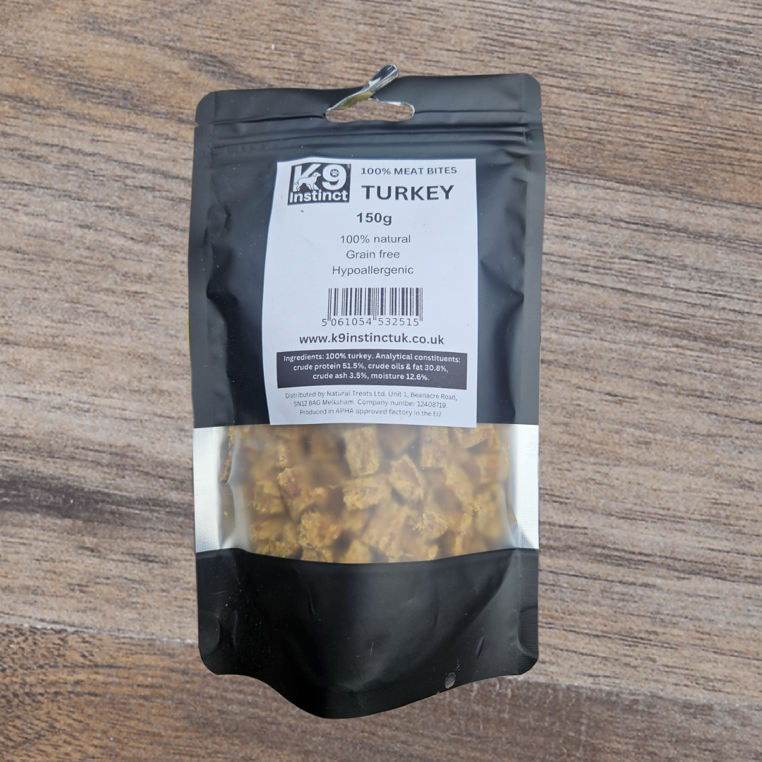 100% Meat Bites 150g - Turkey