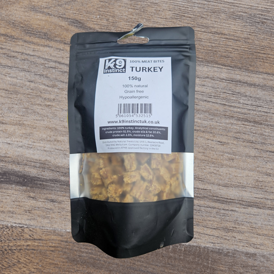 100% Meat Bites 150g - Turkey