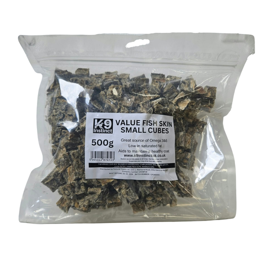 Natural fish skin chews for dogs