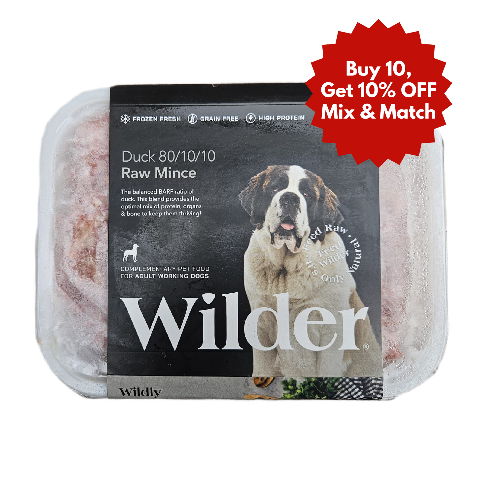 Wilder raw dog food in Bristol